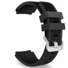 Strap Replacement Quick Release Wristband 22mm Rugged Silicone Sport Watch Band