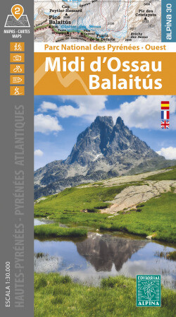 MIDI D'OSSAU BALAITÚS 1:30.000 (2 MAPES ALPINA). NUEVO. Envío URGENTE (IMOSVER)