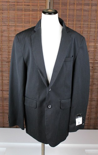 Van Heusen Boys Classy Black Pin Stripe Suit Jacket Size 14 Husky - Picture 1 of 6