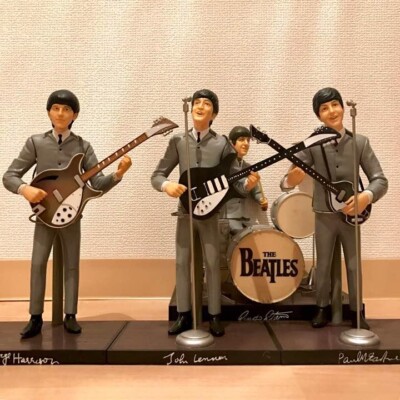 Hamilton 1991 The Beatles Figurine Set Vintage John , Paul