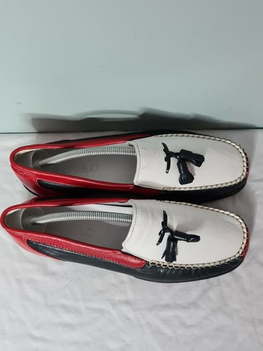G Field Azul Rojo y Blanco Zapato Reino Unido 6 EU 39 - Imagen 2 de 6