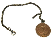 Antique Good Luck Watch FOB The Indiana Mfg. Co. Indianapolis, Indiana