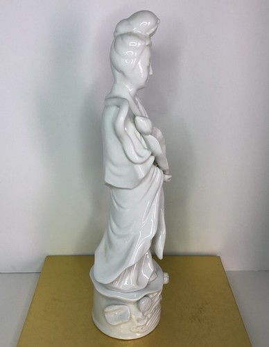 Vintage Homco Kwan Yin Guan Yin “Mother of Mercy” Porcelain Figurine 12" - Picture 8 of 8