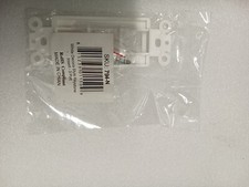 10 Pcs - 3 Port Decora Wall Plate Keystone Insert 3 Gang Jack White WallPlate