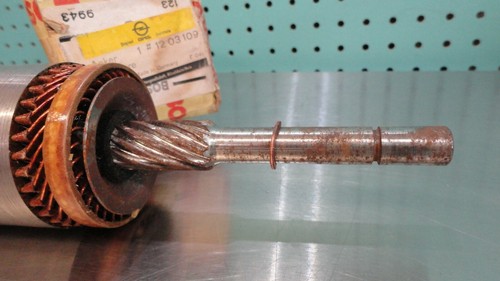 NOS Factory Germany Original 1968 - 1974 Opel Starter Armature 1203109 1.5 1.9 - Picture 2 of 5