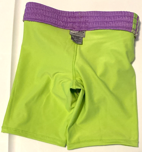 C9 Girls Mesh Athletic Shorts Built In Spandex Purple Lime Green Size S(6-6X) - Picture 10 of 16