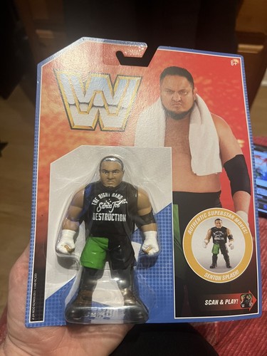 BNIB WWE MATTEL RETRO SERIES 9 SAMOA JOE WRESTLING...