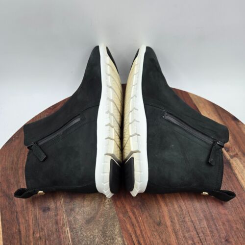 Cole Haan ZeroGrand Boots Women's 7B Black Nubuck Comfort Waterproof Booties Zip - Picture 7 of 11