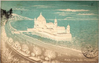 CPA AK NICE - La Jetée - Promenade - Embossed (488687)