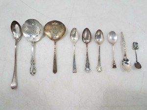 Lot of Sterling Decorative Spoons 102g