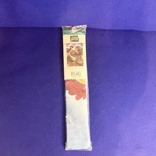 Meadow Creek Sublimated Barnyard Rooster Flag Seasonal 25.5 x 38 Bird Farm