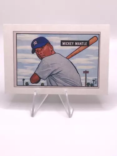 Mickey Mantle 1989 Bowman Reprint Sweepstakes 1951 Bowman #253 Yankees Sharp!