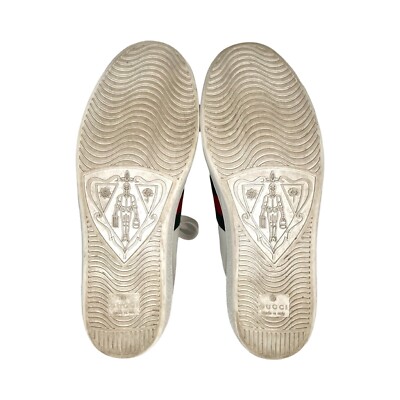 Gucci Women's Ace White Embroidered Floral Sneakers 6 | FOMO