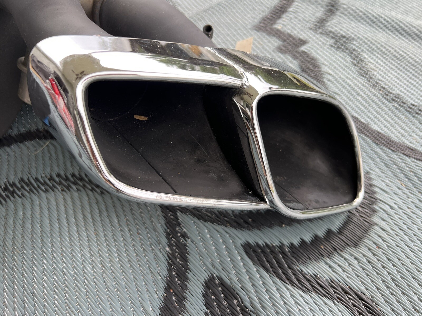 13-16 MASERATI QUATTROPORTE 3.8L EXHAUST PIPE TAIL MUFFLER & TIP RIGHT SIDE OEM