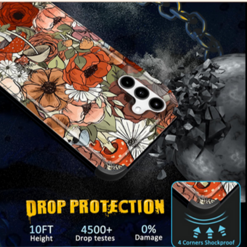 Hülle für Samsung Galaxy A14 Robust Schutzhülle Stoßfest Cartoon Cover Case - Bild 4 von 5