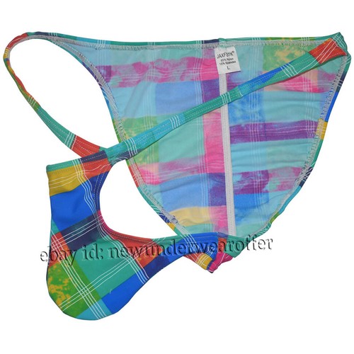 Mens Brazilian Full Pucker Briefs Underwear Fitness Pouch String Bikini Briefs - Picture 14 of 30