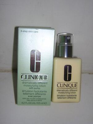 New CLINIQUE  DRAMATICALLY DIFFERENT MOISTURIZING  LOTION WITH PUMP 4.2 fL oz