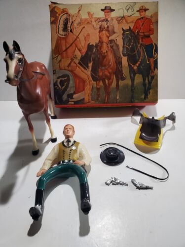 Figura y caballo Hartland Western Wyatt Earp Hugh O'Brian de 1950 con caja #809 - Imagen 3 de 22