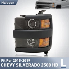 Fits For Chevy Silverado 2500/3500 HD 2015-2019 Headlight Assembly Driver Side