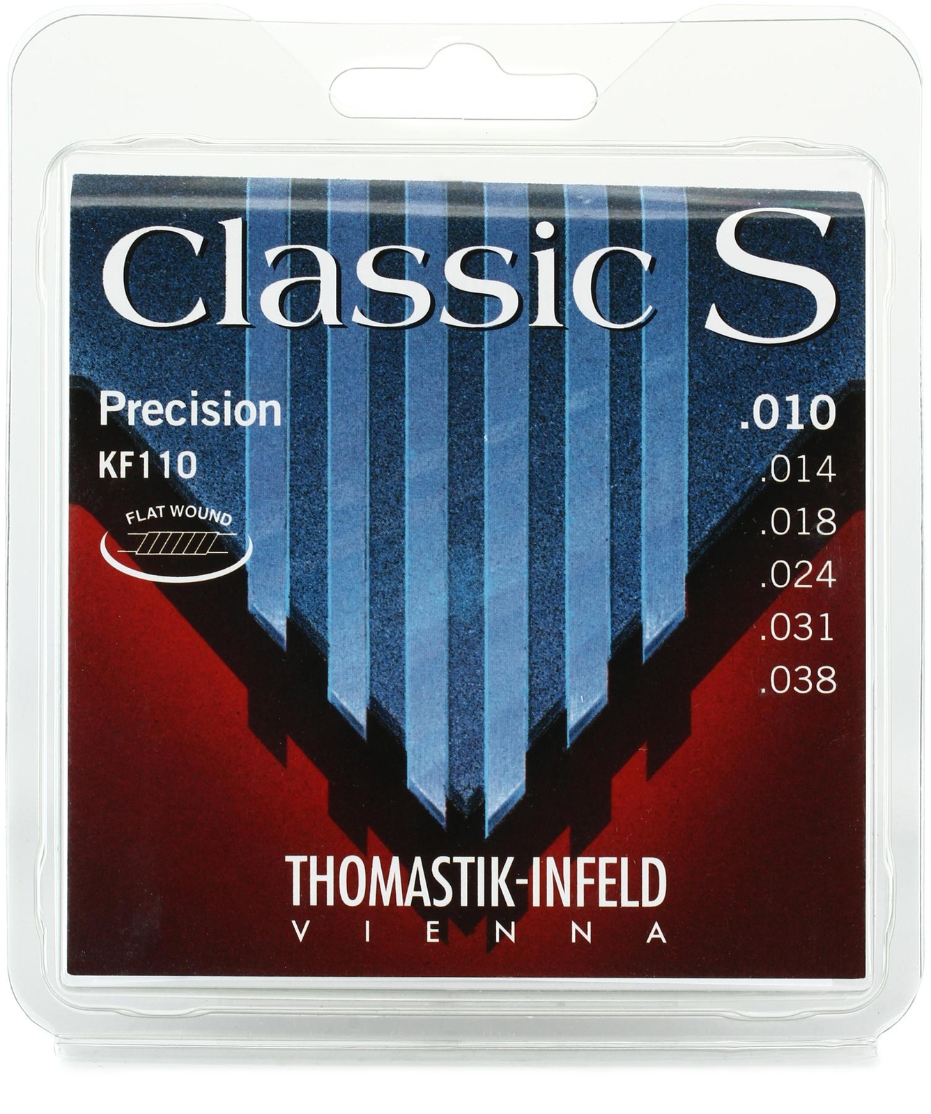 Акустические струны Thomastik-Infeld Classic S Rope Core с плоской обмоткой - серебро/никель
