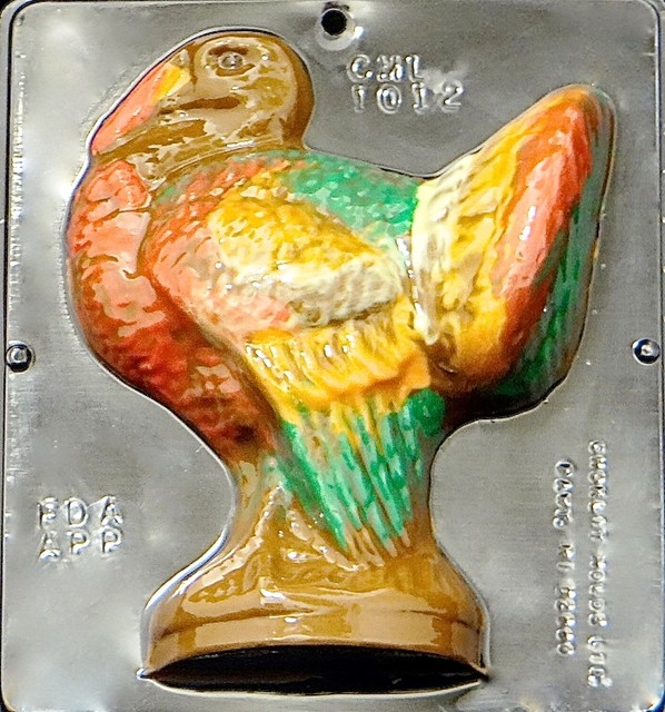 8" Turkey Facing Left Chocolate Candy Mold Thanksgiving 1012 NEW eBay