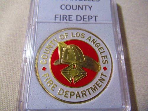 Moneda de desafío del Departamento de Bomberos del Condado de Los Ángeles - Imagen 5 de 12