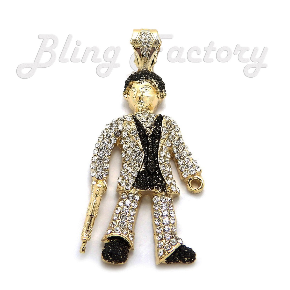 送料関税込【SCARFACE X KING ICE】CASH EMPIRE NECKLACE☆(2色) scarface-logo-gld000.jpg