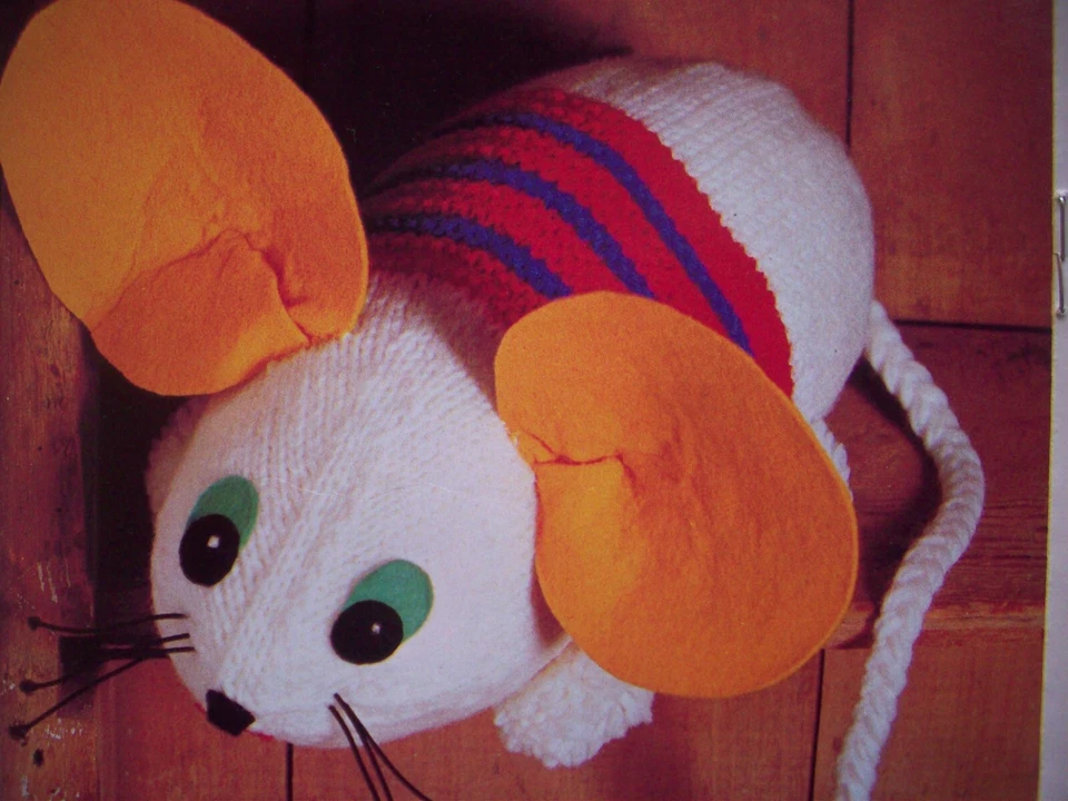 Toys to Knit & Crochet pattern puppy frog monkey mouse turtle boy girl dolls - Image 4 of 4