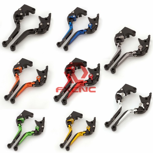 CNC Fold Extending Clutch Brake Levers+Grips For Kawasaki NINJA 1000 NINJA 650R - Picture 6 of 9