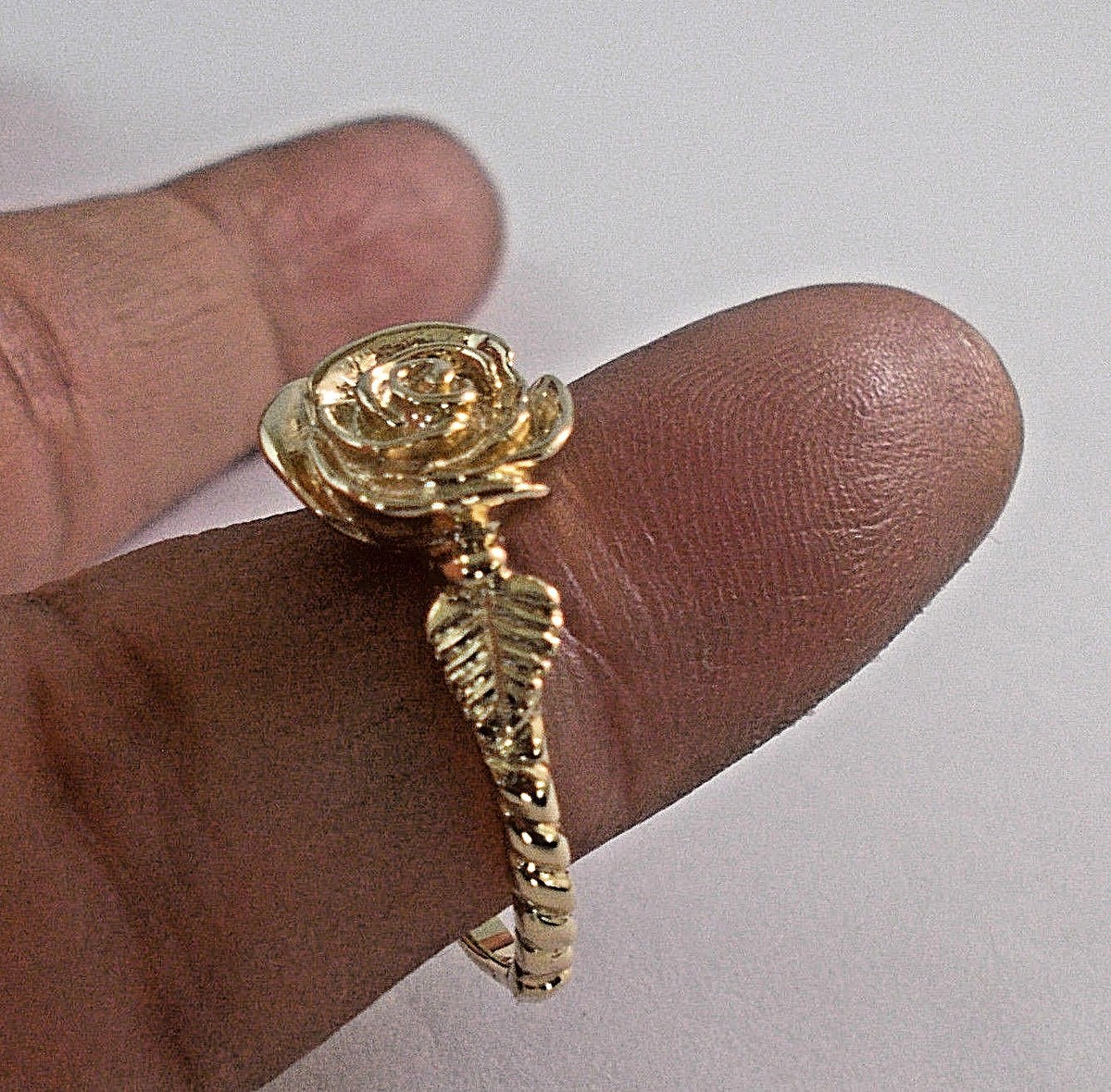 遺品整理 ローズゴールドリング 585 14K Vintage Original Rose Gold Ring with Cubic Zirconium 585 14K
