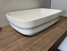 LAVABO  DA APPOGGIO  KERASAN Mod TRIBECA 60X38  IN CERAMICA BIANCA
