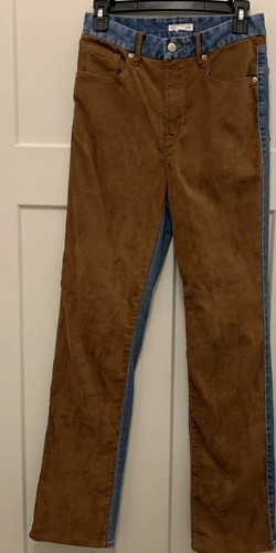 Neu mit Etikett Gr. 22 Good American Icon gemischtes Wildlederimitat & Stretch-Denim 👖 sexy - Bild 5 von 9