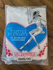 Vintage Valentines By Remson Ankle Length Pant Thermal Underwear L New 
