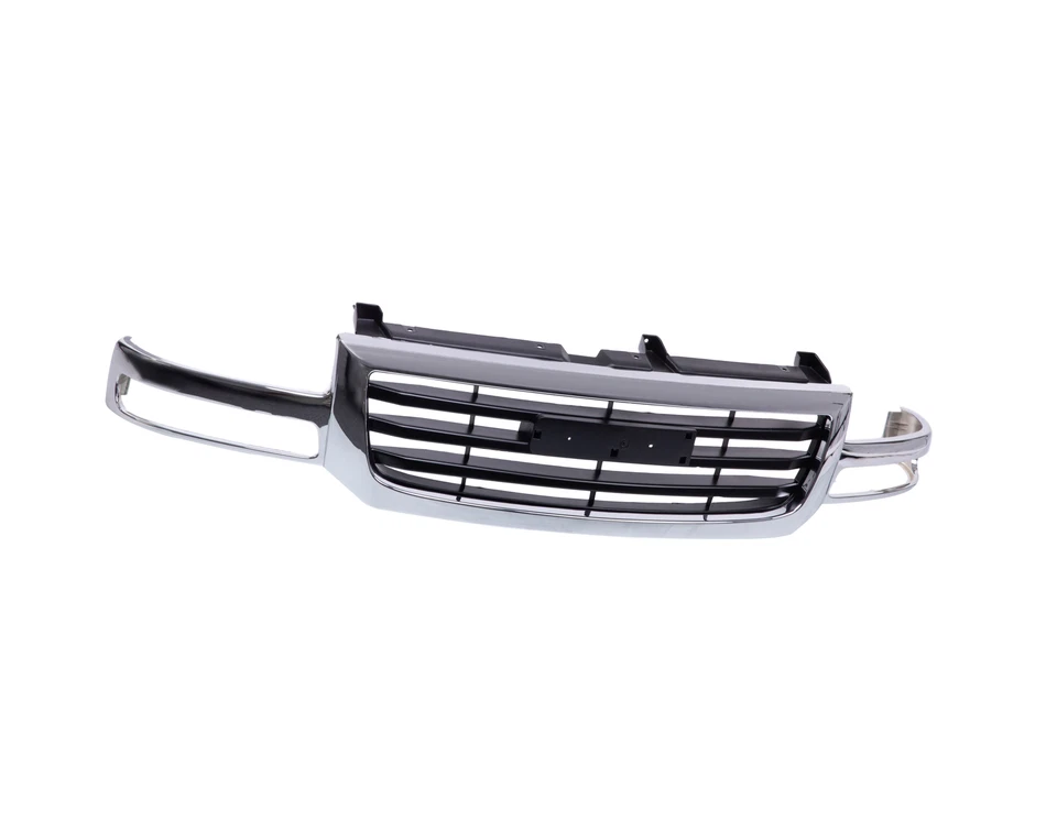 Grille Chrome Frame w/Black Insert For GMC 03-07 Sierra 1500 2003 Sierra 1500 HD - Image 4 of 4