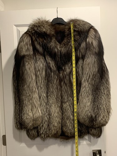 silver fox coat - Picture 3 of 7