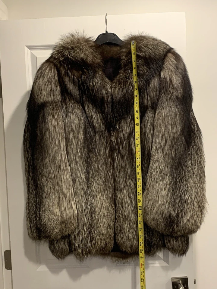silver fox coat - Image 3 of 4