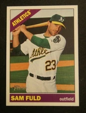 2015 Topps Heritage "HIGH NUMBER" Oakland Athletics - SAM FULD #623
