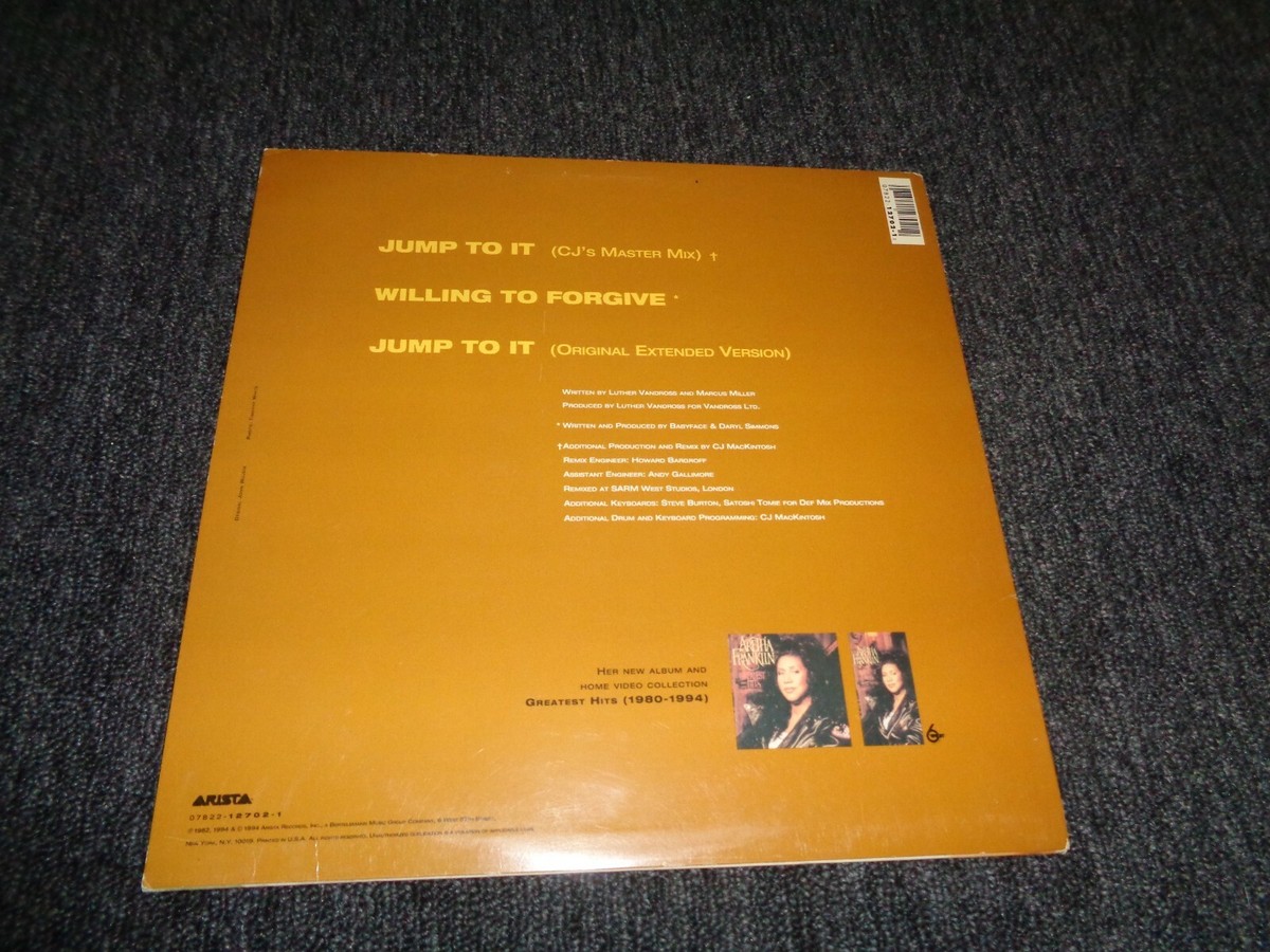 ARETHA FRANKLIN WILLING TO FORGIVE Jump To It 12