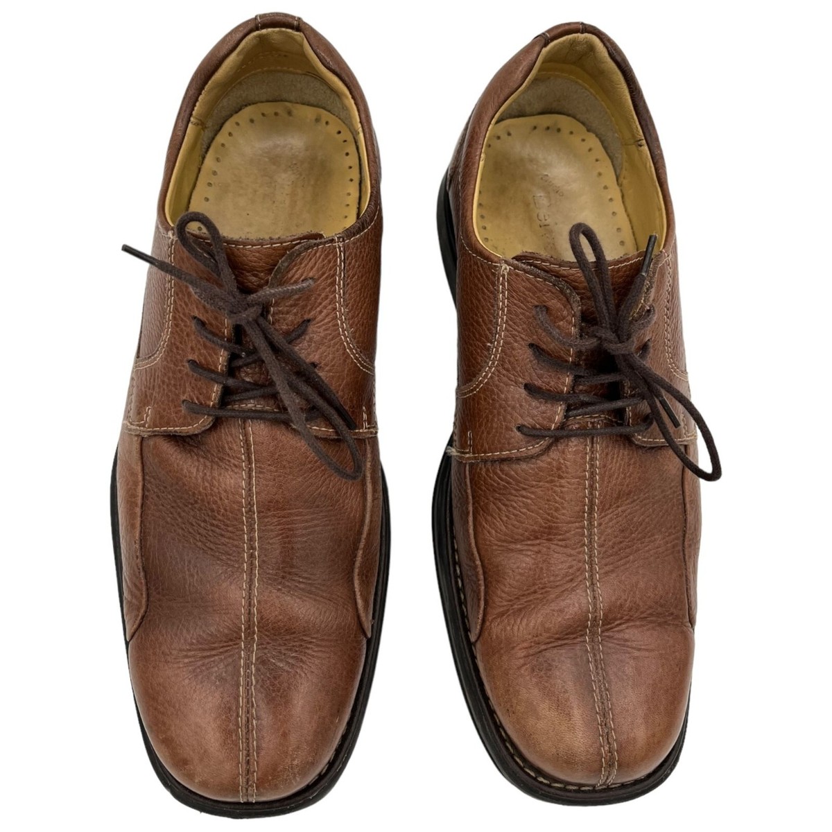 Studio Belvedere Mens Bay Bridge soft brown pebble leather 