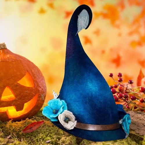 Halloween Party Felt Witch Hats Fashion Adjustable Witch Peaked Hat Cosplay - Picture 20 of 29