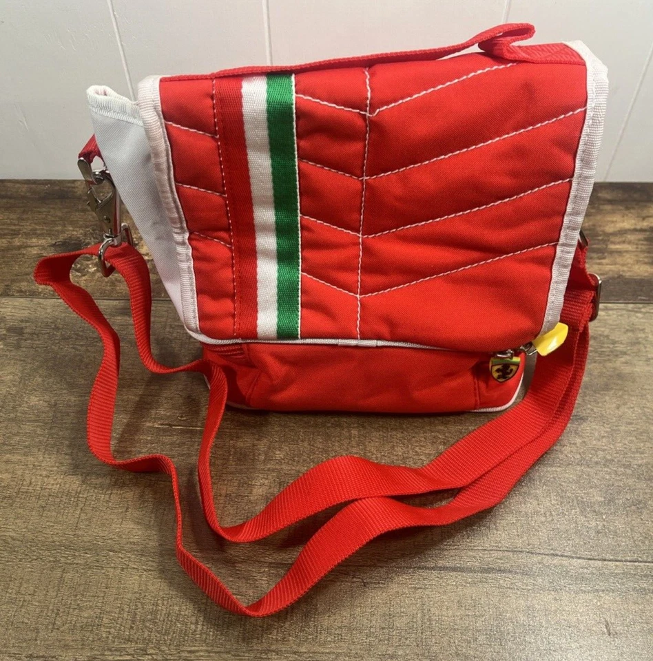 Ferrari  Bridgestone Shoulder bag 2way Red Unisex Very Rare - Image 4 of 4