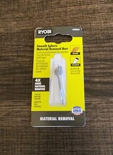 Ryobi Smooth Sphere Material Removal Burr 4X Material Removed