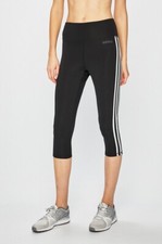 Image of Adidas DU2043 Women's Design 2 Move 3-Stripes 3/4 Tights Black (Size Small)