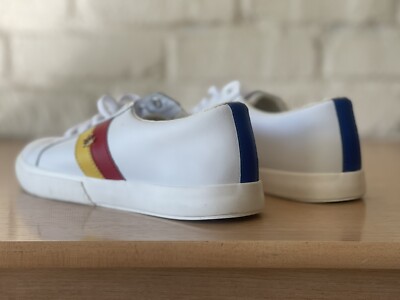 Lauren Ralph Lauren Janson II Action Leather Sneaker Rl White