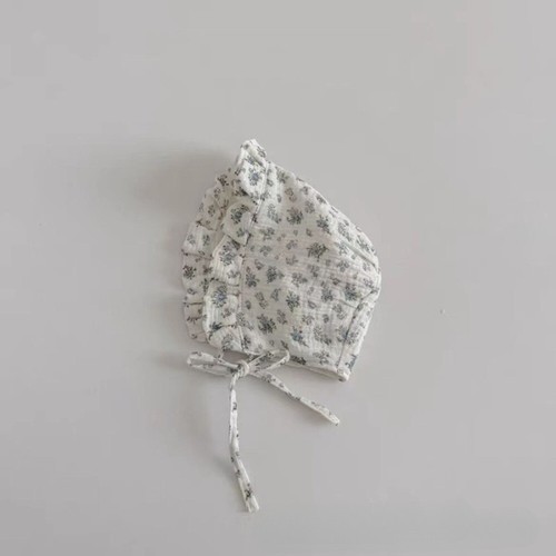 Soft Cotton Baby Fetal Cap Flower Cherry Print Infant Beanie Cap 2-12 Months - Picture 17 of 18