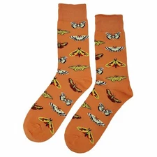 NWT Butterfly Dress Socks Novelty Men 8-12 Multicolor Crazy Fun Sockfly