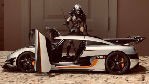 KOENIGSEGG ONE : 1 Moon Gray 1/18 AUTOart no CCX Agera RS *****Free USA Shipping