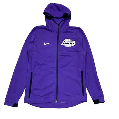 バスケットボール NIKE - Lakers Nike Showtime Full-Zip Hoodie Los Angeles Lakers Nike Showtime Thermaflex Full Zip Hoodie