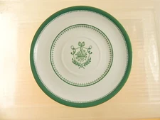 1 Copeland Spode Fine Stone Saucer Plate - Green Newburyport - 7"