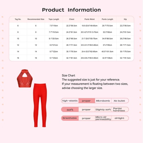 Kids Girls Tracksuit Yoga Vest And Tights Stretchy Sweatsuit Vacation Summer - Picture 28 of 58
